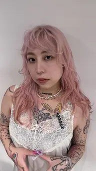 ケアブリーチ+ケアカラー+トリートメント+トリミングカット