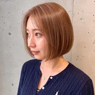 🥇人気No.1✨乾かすだけでまとまるボブ✨カット+透明感艶カラー+トリートメント