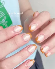 《オフなし》【Hand】フレンチネイル［ベースカラー有］¥8,000［初回＆1ヶ月以内オフ無料］