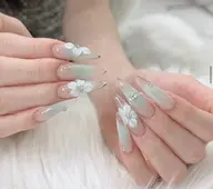 【8月限定】長さだし☀️持ち込み/ハイビスカス🌸デザイン付け放題