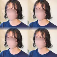 “”2回目以降の方カット＋パーマ◎朝ラクセット