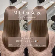 【minimo限定✨】ブリーチオンカラー×髪質改善🫧透明感と手触りを両立🎶🎀