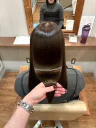 〖艶髪グレージュ〗🥀艶カラー & 髪質改善トリートメント