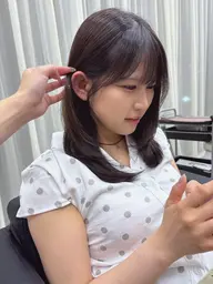 ☁️艶ストレート☁️カット＋縮毛矯正