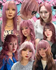 【ケアブリーチ2回+カラー+ダメージケアトリートメント込み🧸🎼💘】新規様ロング料金なし🫧