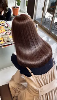 【️就活始まる方📝 ́͏̖-】ナチュラルに盛れる暗髪カラー🖤🤎トリートメント付🫧