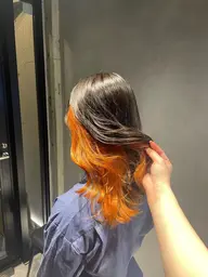 🪷ミニモ限定の特別価格メニュー🪷point（インナー） color＋treatment【ブリーチ込】
