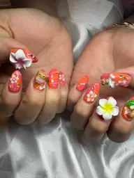 1ヶ月max2回通い放題◎長さだしオフパーツデザイン込み💅🎀✨夏休み期間や短期間ネイルを楽しみたい方にオススメ!