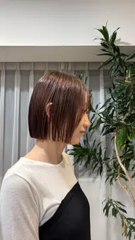 ワンレングスカット(ぱっつんボブのみ)