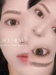 〈人気No.1✨️〉まつ毛(上のみ)&美眉スタイリング♡ 似合わせset
