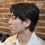 メンズヘアカット＋シャンプー  (マッシュ、センターパート)