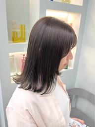 【大人女性にオススメ】カット+透明感カラー+超音波オージュアTR ¥19250→17050