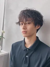 メンズカット、パーマ