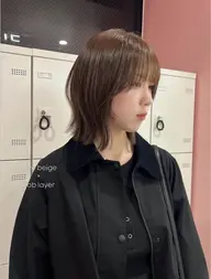 【🤎垢抜けヘアなら🤎】トレンドカット+透明感ワンカラー