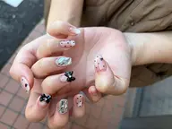 hand 【定額ネイル】網紅☆ワンホンネイル&韓国ネイル🎀[オフ込み]サンプル内からデザイン選択OK◎カラー変更可