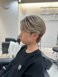 【大人気バレイヤージュカラー】メンズカット×バレイヤージュカラー※ケア剤、トリートメント込み