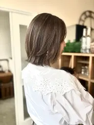 ♡人気🥇♡ 透明感カラー + カット + 髪質改善トリートメント
