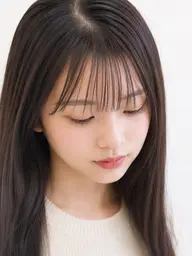 前髪み縮毛矯正