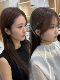 【✂️メンテナンスクーポン✂️】前髪顔まわりカット➕自社開発トリートメント🧴🫧　#前髪カット　#小顔効果