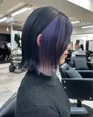 【minimo限定‼️】デザインカラー➕うる艶✨️1stepトリートメント🩶ᩚ🖤ྀིブリーチ❌⚠️補足説明要確認⚠️