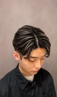 【メンズ限定】カット＋ハイライトカラー＋髪質改善トリートメント＋ショートスパ🫧