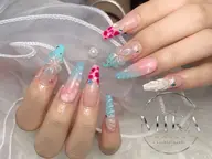 SUMMER限定★🌴🏖️ 【オフ込み】 10本長さだし+3Dデザインやり放題💖
