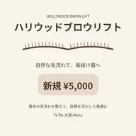 ハリウッドブローリフト