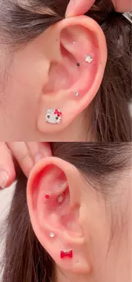 何回でも利用OK🍒SNSで話題の【耳ツボジュエリー】16パーツ（片耳8)¥2500👂 お支払いは現金のみ