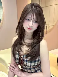 【💎髪質改善💎】似合わせカット✂︎+透明感カラー🩵+髪質改善ストレート🌈+高保湿トリートメント🫧