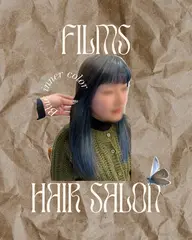 耳元から可愛いを演出♪イヤリングカラー+全体カラー+カット