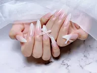 ⚠️新規期間限定⚠️自爪🎀ベイビーブーマー(ベース色付きのグラデーション）【オフなし】