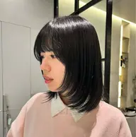 レイヤーカット+縮毛矯正+クイックTR🌻