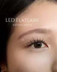 💡 LEDフラットラッシュ / 100~120本 💡 ※ コーティングお仕上げ付き