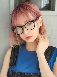 🤍94％ダメージ軽減👩🏻‍🦳ケアブリーチＷカラー+ハホニコトリートメント