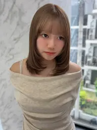 🩷【minimo限定all menu約50%off】レディースレイヤーカット+1 step treatment🩷