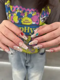 【長さだし】スカルプ✖️ワンカラー​〜​デザインまで💅