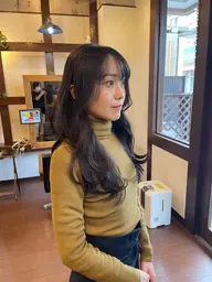 カット+美髪艶ケアカラー+高濃度ケラチン5STEPトリートメント(超音波アイロン付き)