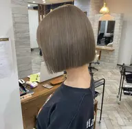 一周年記念🌟【ショートヘア限定】🌟透け感あふれるダブルカラー（1ブリーチ）