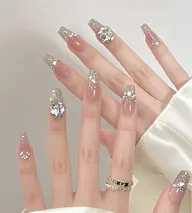【チップ長さ出し】★ワンカラーorラメグラテーション★¥9900