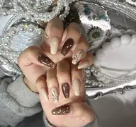 【自爪】💜SNS人気ワンホンネイル（デザイン持ち込み💅）90分
