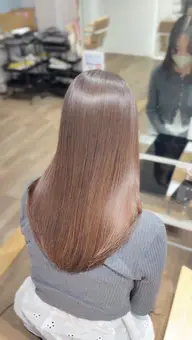 6月限定‼️【💎ブリーチなしダブルカラー💎】☘️似合わせカット×🫧ダブルカラー／選べるトリートメント💫