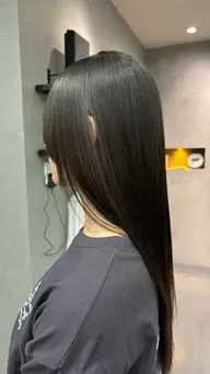 縮毛矯正+トリートメント