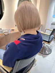🌈【minimo特別価格】🌈ケアブリーチ+カラー+シルクケアトリートメント