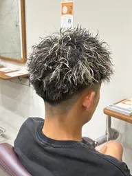 カット➕パーマ➕ハイライト