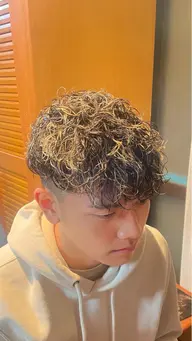カット+ハイライト+特殊パーマ🔥【メンズ限定】