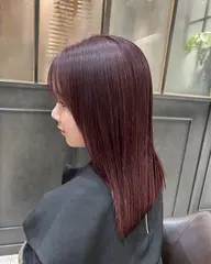 暖色カラー🍒【イルミナカラー】+カット+フローディアTR