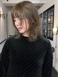 ミディアムレイヤーカット+トリートメント