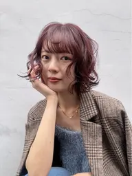前髪メンテカット💇🏼♀️➕デトクシーカラー🩵🩷ご新規様20%off
