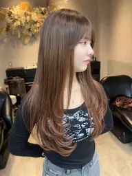 🌈透明感力ラー+似合わせカット+髪質改善トリートメント🌈