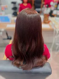 【お出かけ前に】♡シャンプーブロー込みコテ巻きヘアセット🎀